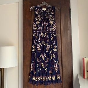 Anthropologie Moulinette Soeurs Embroidered Alicante Dress